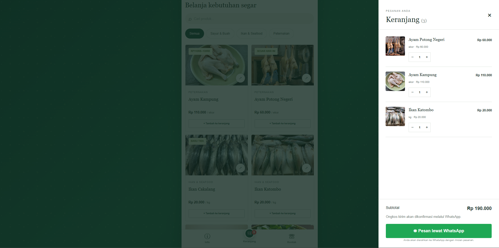 Preview 4 TEMPLATE HTML FREE TOKO ONLINE