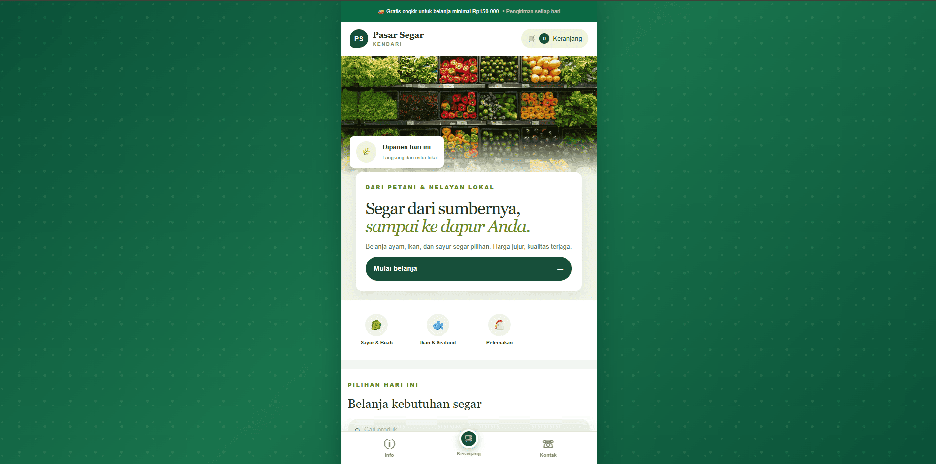Preview 2 TEMPLATE HTML FREE TOKO ONLINE
